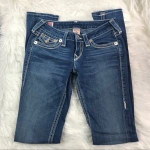 True Religion Julie Big QT Blue Jeans